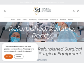 ssisurgical.com homepage screenshot