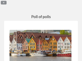 'pollofpolls.no' screenshot