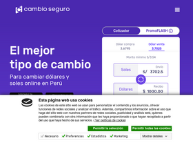'cambioseguro.com' screenshot