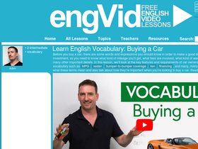 'engvid.com' screenshot