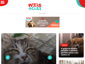 'patasdacasa.com.br' screenshot
