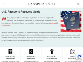 'passportinfo.com' screenshot