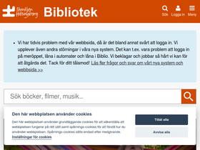 'bibliotekfh.se' screenshot