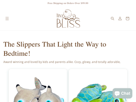 TinyBliss website screenshot