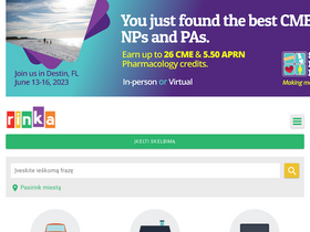 'rinka.lt' screenshot