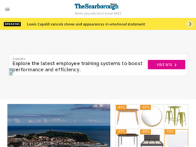 'thescarboroughnews.co.uk' screenshot