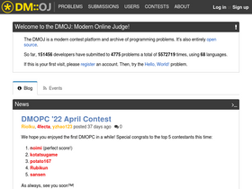 'dmoj.ca' screenshot