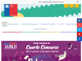 'junji.gob.cl' screenshot