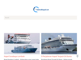 'jadwalkapal.net' screenshot
