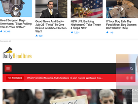 'dailyheadlines.com' screenshot