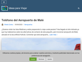 'ideasparaviajar.com' screenshot