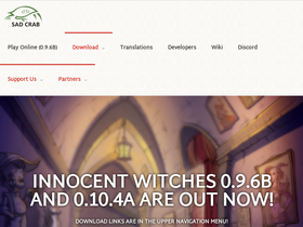 'teamsadcrab.com' screenshot