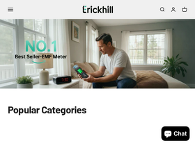 erickhill.com homepage screenshot
