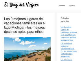 'elblogdelviajero.com' screenshot