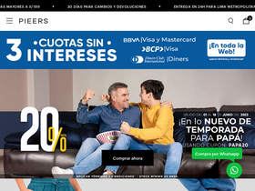 'pieers.com' screenshot