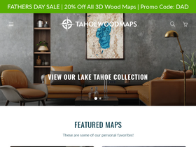 tahoewoodmaps.com homepage screenshot