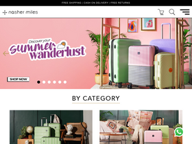 'nashermiles.com' screenshot