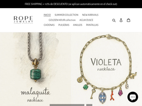 shopropejewelry.com homepage screenshot