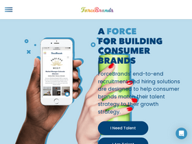 'forcebrands.com' screenshot
