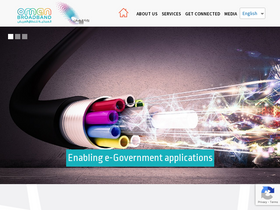 'omanbroadband.om' screenshot