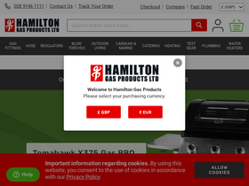 'gasproducts.co.uk' screenshot