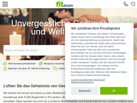'fitreisen.de' screenshot