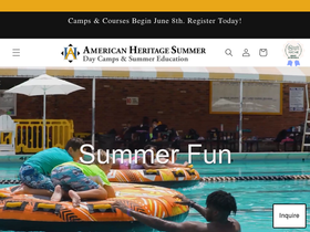 American Heritage Schools homepage screenshot