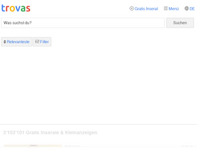 'trovas.ch' screenshot