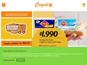 'cugat.cl' screenshot