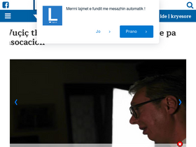 'lapsi.al' screenshot