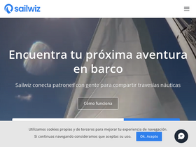 'sailwiz.com' screenshot