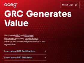 'oceg.org' screenshot
