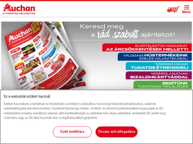 'auchan.hu' screenshot