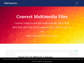 'fileconverto.com' screenshot