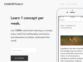 'conceptually.org' screenshot