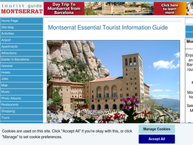 'montserrat-tourist-guide.com' screenshot