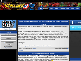 'hcrealms.com' screenshot