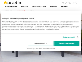 'artelia24.pl' screenshot