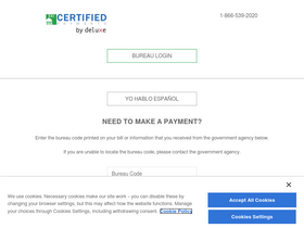 'certifiedpayments.net' screenshot