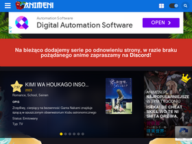 'animeni.pl' screenshot