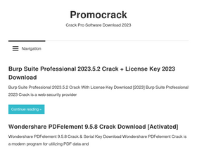 'promocrack.com' screenshot