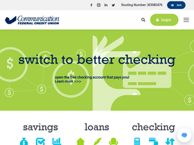 'comfedcu.org' screenshot