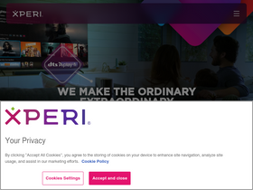 'xperi.com' screenshot