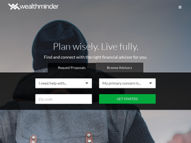 'wealthminder.com' screenshot