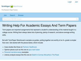 'termpaperwarehouse.com' screenshot