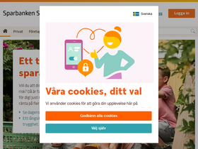 'sparbankensjuharad.se' screenshot