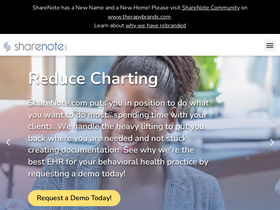 'sharenote.com' screenshot