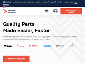 'rapiddirect.com' screenshot