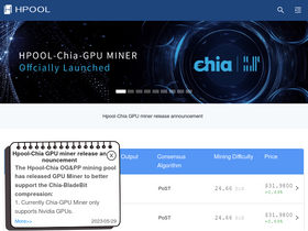 'hpool.in' screenshot