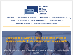 'nationalsocialanxietycenter.com' screenshot